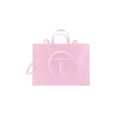 Pre-owned Telfar Large Shopping Bag 'bubblegum' In Pink