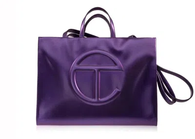 Pre-owned Telfar Large Shopping Bag In Acai