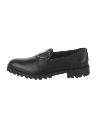 Pre-owned Telfar Leather Dress Loafers W/ Tags In Black