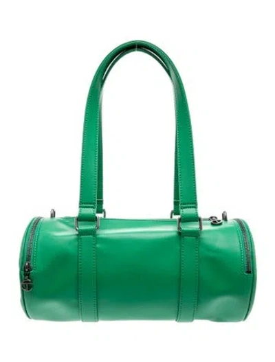 Pre-owned Telfar Leather Greenscreen Duffle