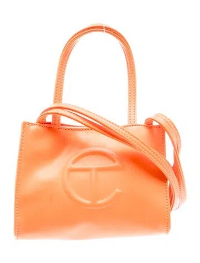 Pre-owned Telfar Leather Orange Shopping Bag Small