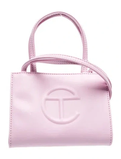 Pre-owned Telfar Leather Shopping In Pink