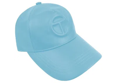 Pre-owned Telfar Logo Embossed Hat In Pool Blue