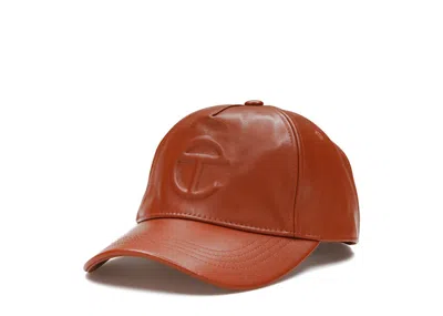 Pre-owned Telfar Logo Embossed Hat In Tan In Brown