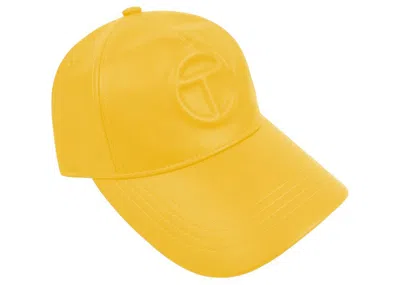Pre-owned Telfar Logo Embossed Hat In Yellow