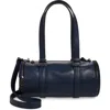 Telfar Medium Faux Leather Duffle Bag In Navy