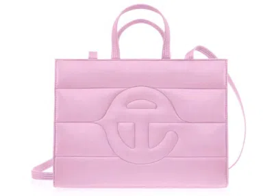 Pre-owned Telfar Medium Puff Shopper In Bubblegum