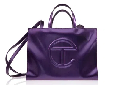 Pre-owned Telfar Medium Shopping Bag In Acai