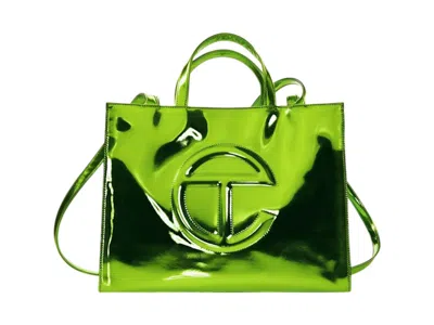 Pre-owned Telfar Medium Shopping Bag In Gemerald