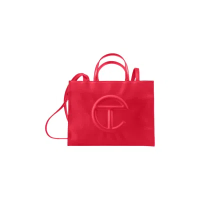 Pre-owned Telfar Medium Shopping Bag 'red' | Women's Size Onesize