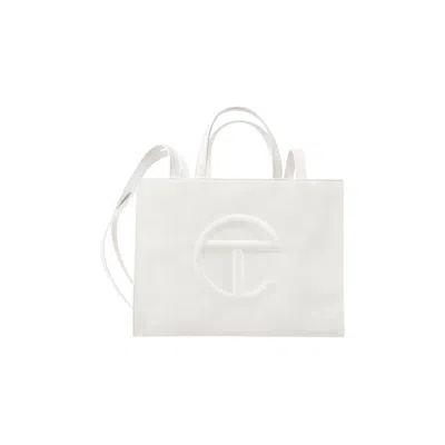 Pre-owned Telfar Medium Shopping Bag 'white'