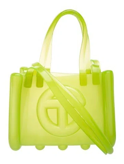 Pre-owned Telfar Pvc Shoulder Bag In Green