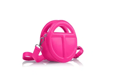 Pre-owned Telfar Round  Circle Bag In Azalea