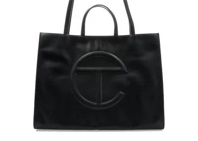 Pre-owned Telfar Shopping Bag Large In Black