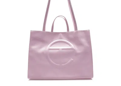 Pre-owned Telfar Shopping Bag Large In Bubblegum Pink