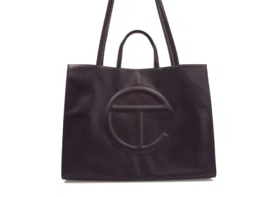 Pre-owned Telfar Shopping Bag Large In Eggplant