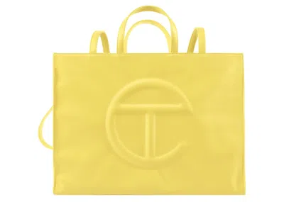 Pre-owned Telfar Shopping Bag Large In Margarine