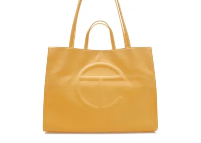 Pre-owned Telfar Shopping Bag Large In Yellow