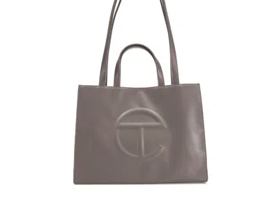 Pre-owned Telfar Shopping Bag Medium Grey In Dark Grey