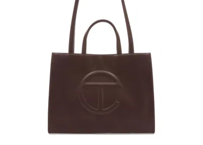 Pre-owned Telfar Shopping Bag Medium In Chocolate
