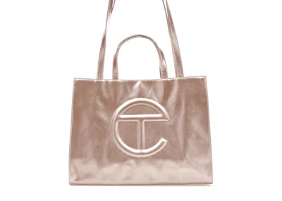 Pre-owned Telfar Shopping Bag Medium In Copper