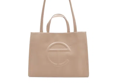 Pre-owned Telfar Shopping Bag Medium In Cream