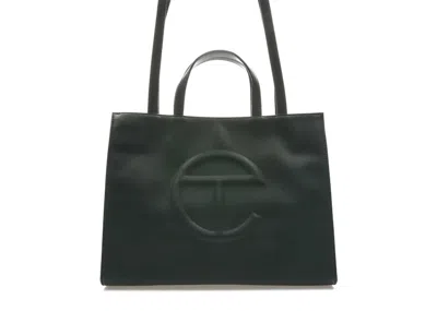 Pre-owned Telfar Shopping Bag Medium In Dark Olive