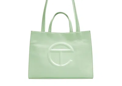 Pre-owned Telfar Shopping Bag Medium In Double Mint