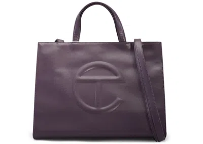 Pre-owned Telfar Shopping Bag Medium In Eggplant In Purple