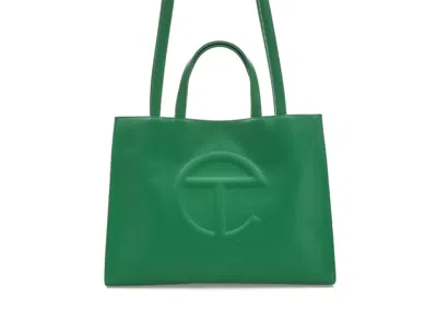 Pre-owned Telfar Shopping Bag Medium In Greenscreen