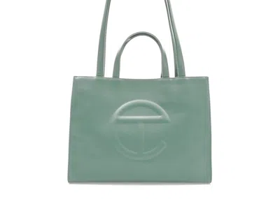Pre-owned Telfar Shopping Bag Medium In Sage