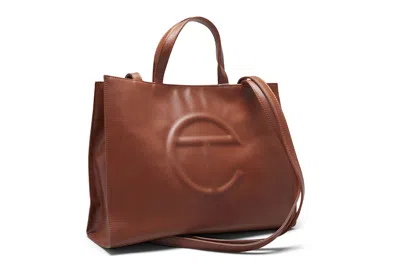 Pre-owned Telfar Shopping Bag Medium In Tan