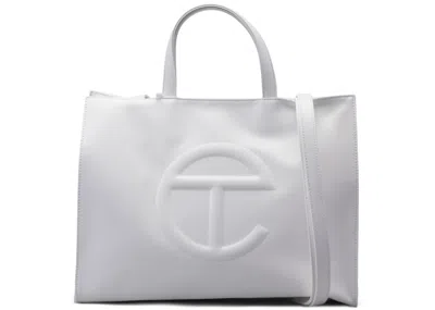 Pre-owned Telfar Shopping Bag Medium In White