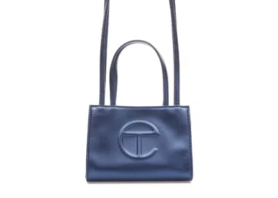 Pre-owned Telfar Shopping Bag Small In Cobalt Blue