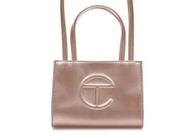 Pre-owned Telfar Shopping Bag Small In Copper