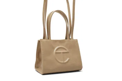 Pre-owned Telfar Shopping Bag Small In Cream