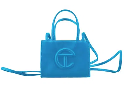 Pre-owned Telfar Shopping Bag Small In Cyan