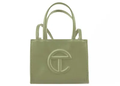 Pre-owned Telfar Shopping Bag Small In Drab