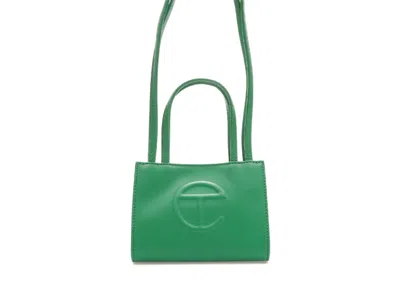 Pre-owned Telfar Shopping Bag Small In Greenscreen