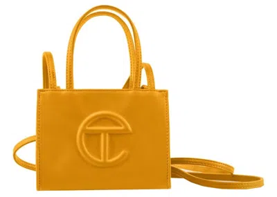 Pre-owned Telfar Shopping Bag Small In Mustard