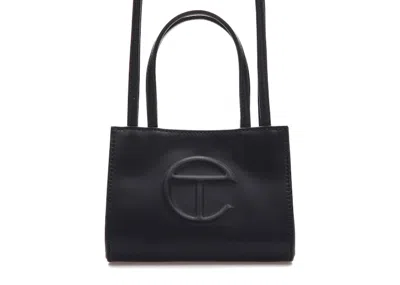 Pre-owned Telfar Shopping Bag Small In Navy Blue