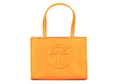 Pre-owned Telfar Shopping Bag Small In Orange