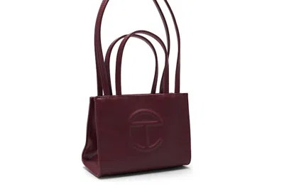 Pre-owned Telfar Shopping Bag Small In Oxblood
