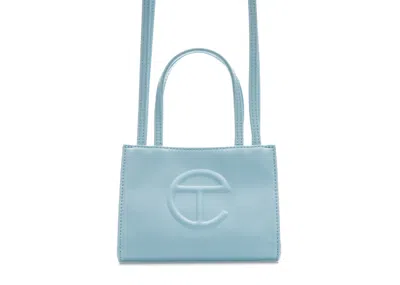 Pre-owned Telfar Shopping Bag Small In Pool Blue