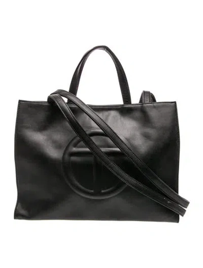 Pre-owned Telfar Signature Briefcase In Black