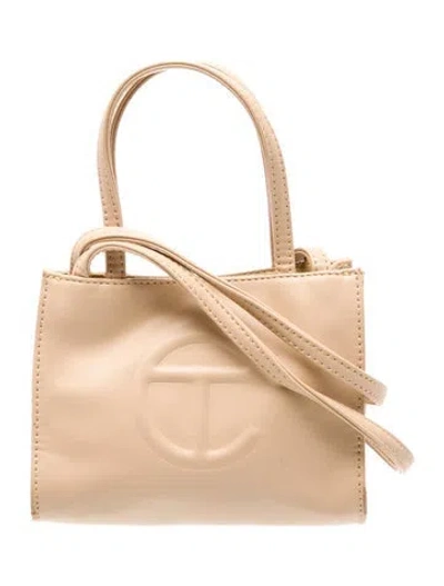 Pre-owned Telfar Signature Crossbody Bag In Neutral