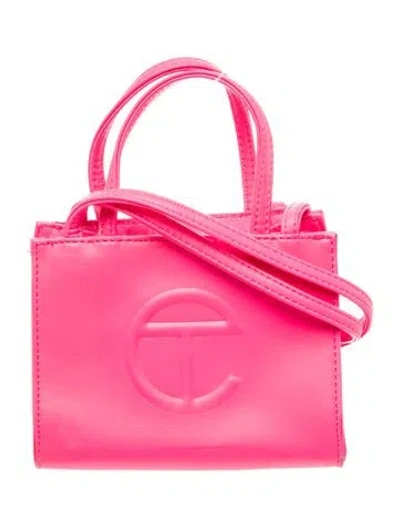 Pre-owned Telfar Signature Crossbody Bag In Pink