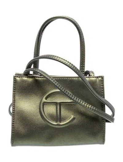 Pre-owned Telfar Signature Crossbody Bag W/ Tags In Black