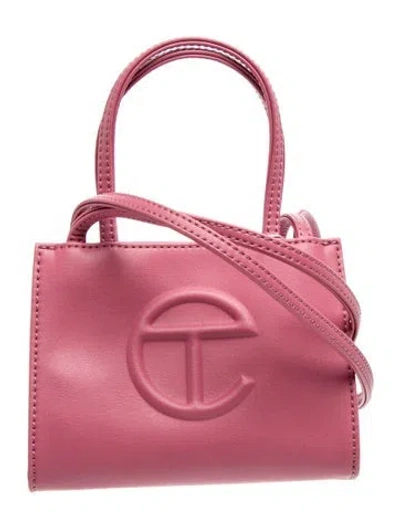 Pre-owned Telfar Signature Mini Tote Bag W/ Tags In Pink