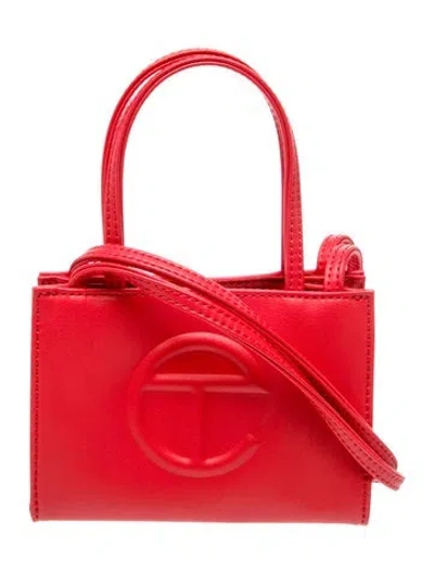 Pre-owned Telfar Signature Shopping Small In Burgundy